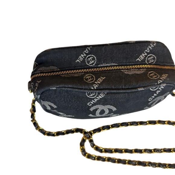 New Chanel Denim Logo Mini Camera Crossbody Bag VIP GWP New In Packaging - Picture 7 of 10
